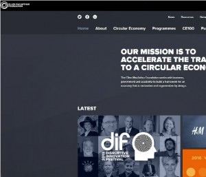 Ellen MacArthur Foundation homepage