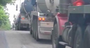 Fracking Lorries
