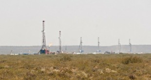 fracking rigs